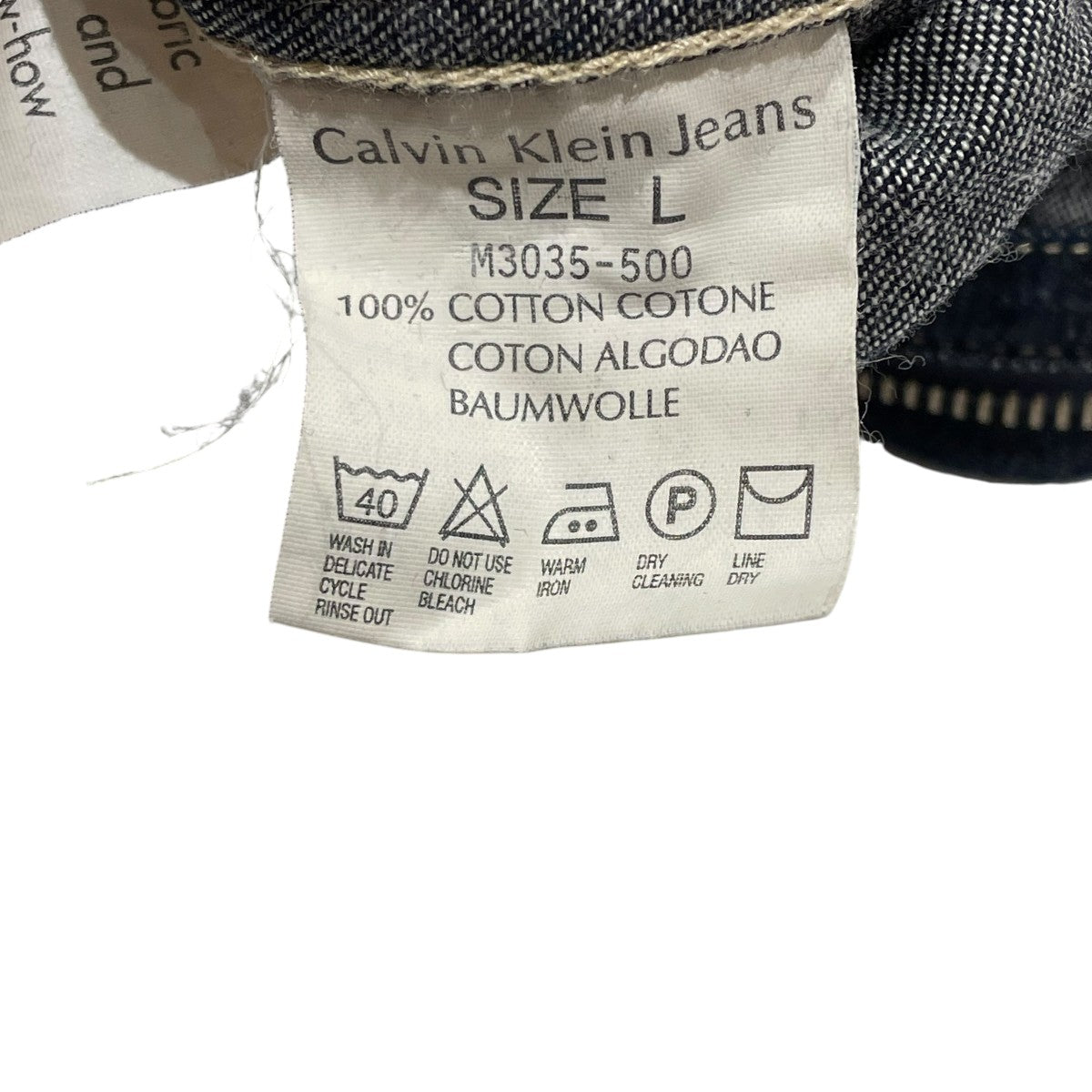 Calvin Klein Jeans 00sデニムブルゾンm3035 500 古着・中古-6枚目のアイテム画像