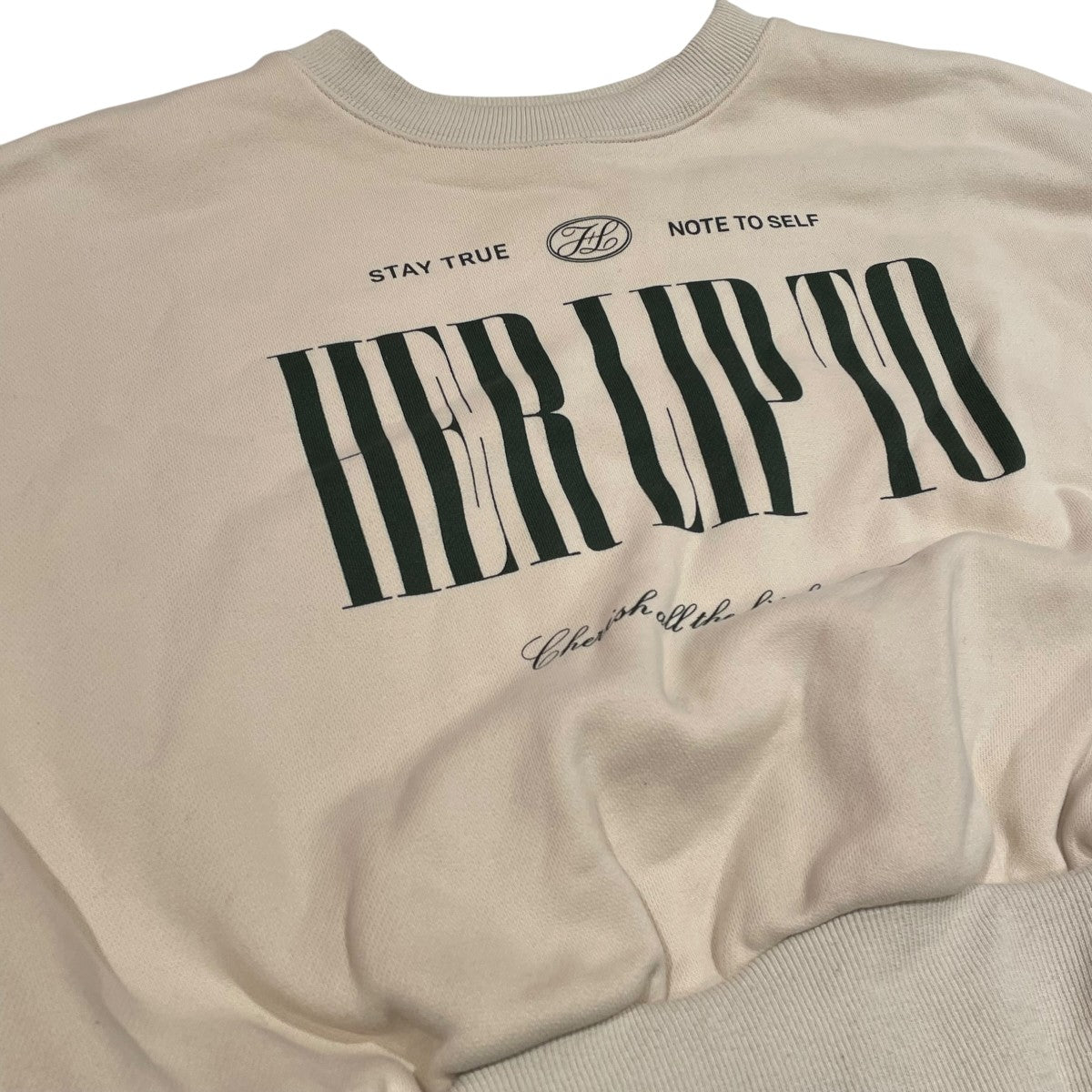 herlipto Cherish Oversized Sweatshirt 【公式通販】