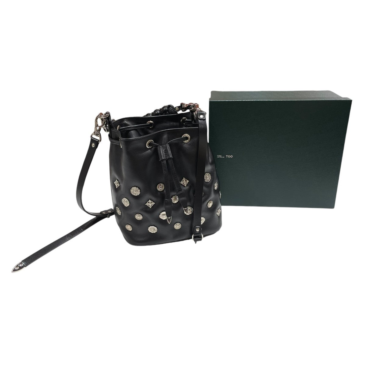 TOGA ARCHIVES CONCHO DRAWSTRING BAG2WAYバッグTZ252-AG933 古着・中古-7枚目のアイテム画像