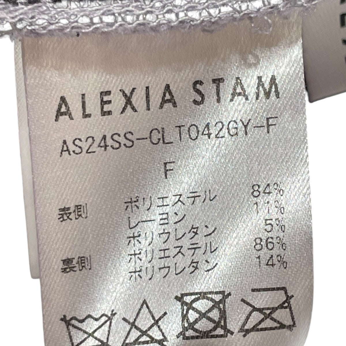 ALEXIA STAM ジップジャケットAS24SS-CLT042GY-F 古着・中古-6枚目のアイテム画像
