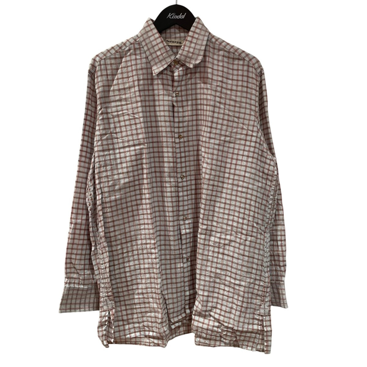 MAATEE＆SONS GUPTA KHADI COTTON SHIRTS長袖シャツMT5103-0604 古着・中古-1枚目のアイテム画像