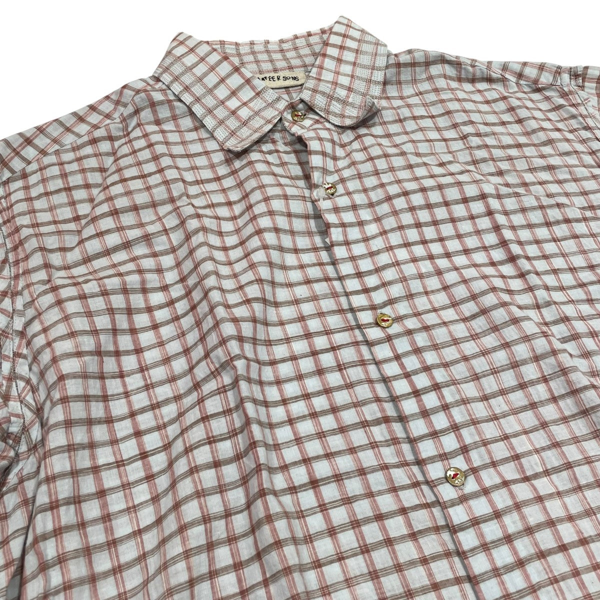 MAATEE＆SONS GUPTA KHADI COTTON SHIRTS長袖シャツMT5103-0604 古着・中古-3枚目のアイテム画像