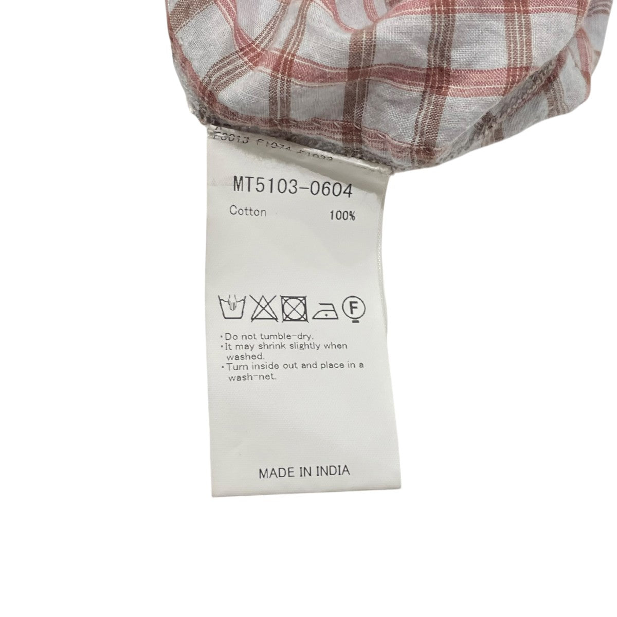 MAATEE＆SONS GUPTA KHADI COTTON SHIRTS長袖シャツMT5103-0604 古着・中古-6枚目のアイテム画像