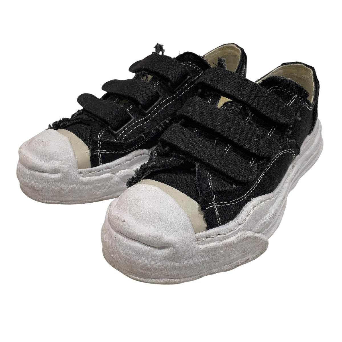 MIHARA YASUHIRO×BOWWOW×RECOGNIZ Velcro SNEAKERSローカットスニーカーC06FW706 古着・中古-1枚目のアイテム画像