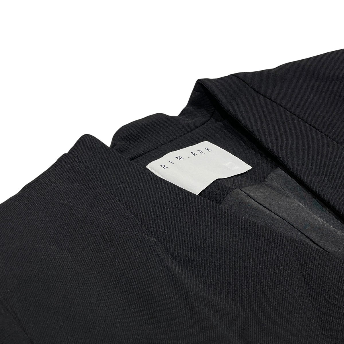 Collarless padded JK BLKテーラードジャケット460ISL80-0501