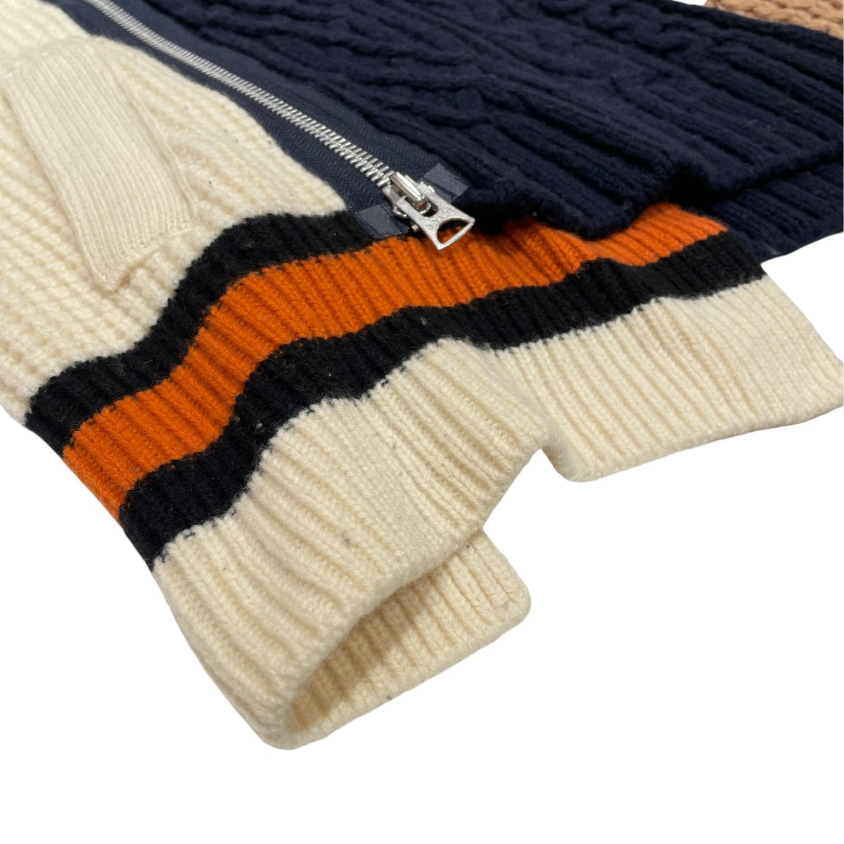 sacai 厚手ニット18-01836M 古着・中古-5枚目のアイテム画像