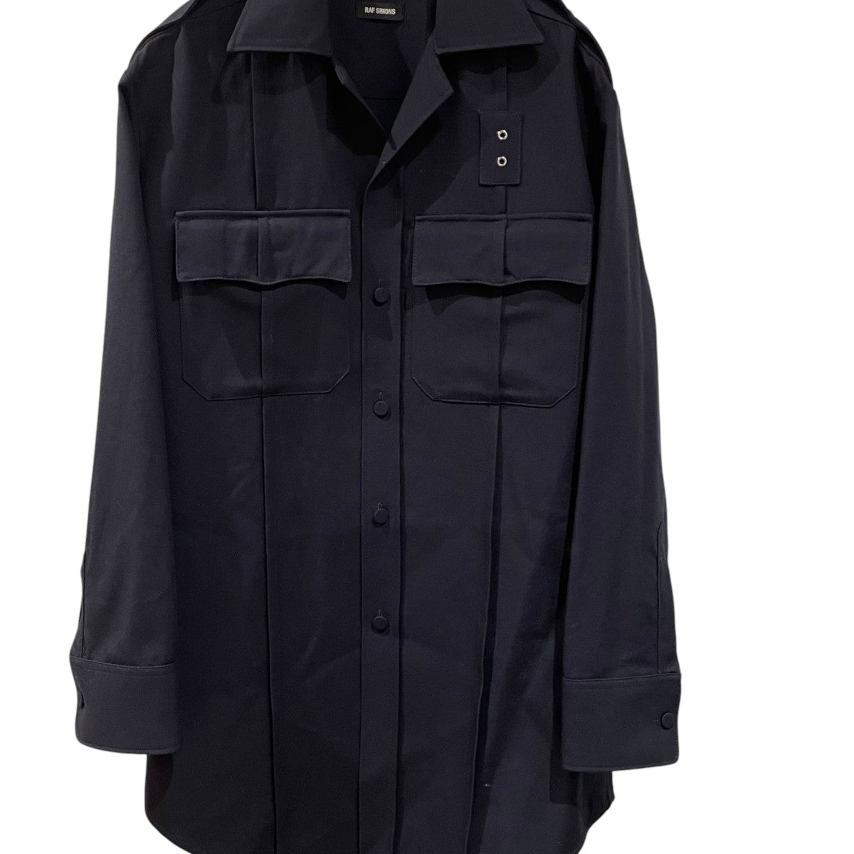 RAF SIMONS Oversized 2 Pockets Shirtsシャツジャケット172-205 古着・中古-1枚目のアイテム画像