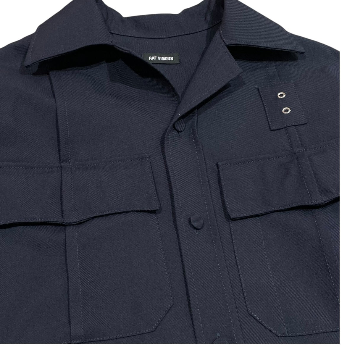 RAF SIMONS Oversized 2 Pockets Shirtsシャツジャケット172-205 古着・中古-3枚目のアイテム画像