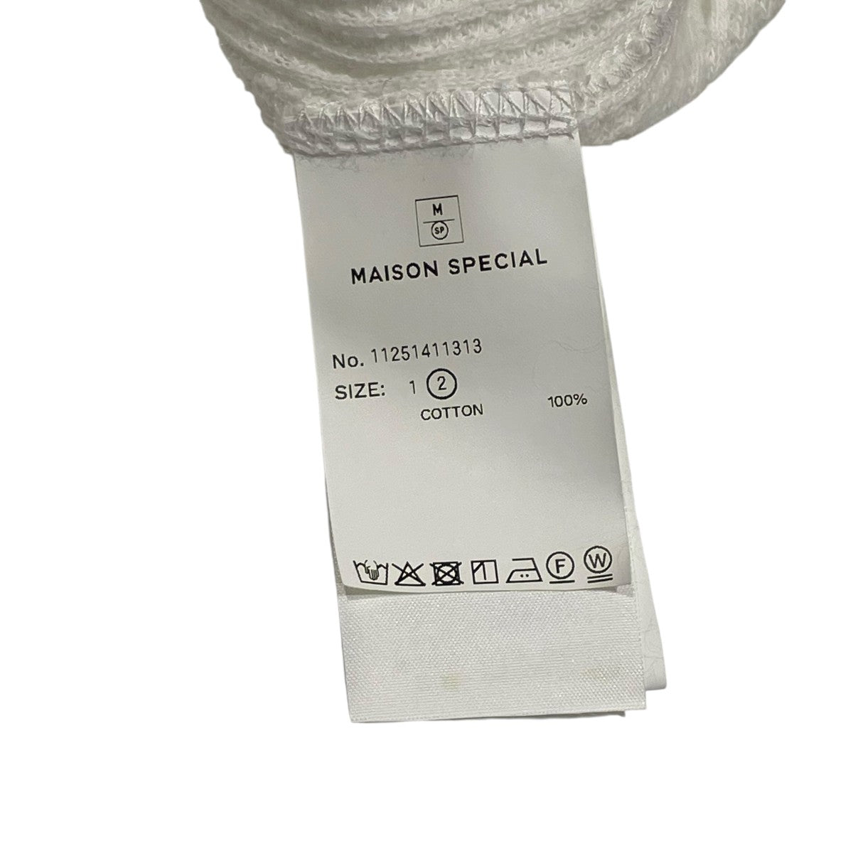 MAISON SPECIAL サーマルカットソー11251411313 古着・中古-6枚目のアイテム画像