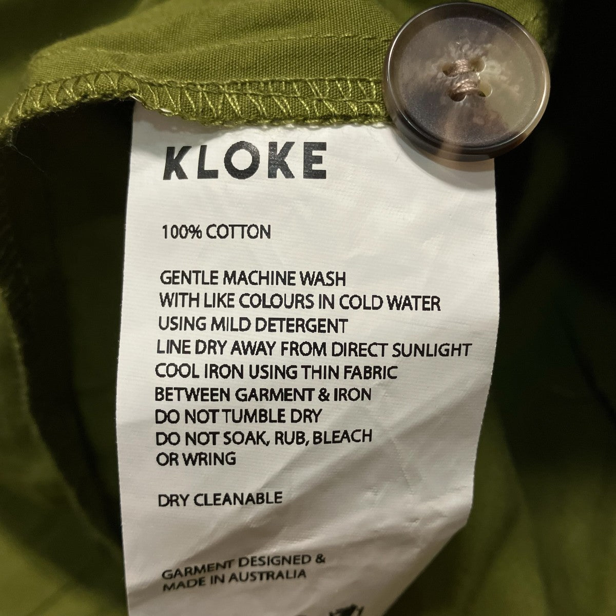 KLOKE シャツワンピース 古着・中古-6枚目のアイテム画像