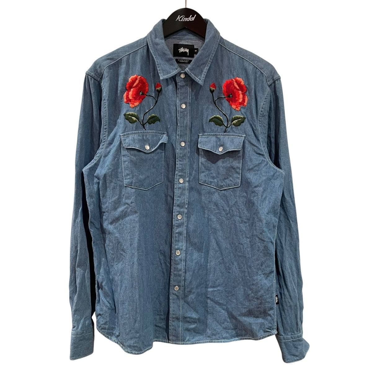 stussy(ステューシー) デニムシャツ111952 111952 ブルー サイズ M