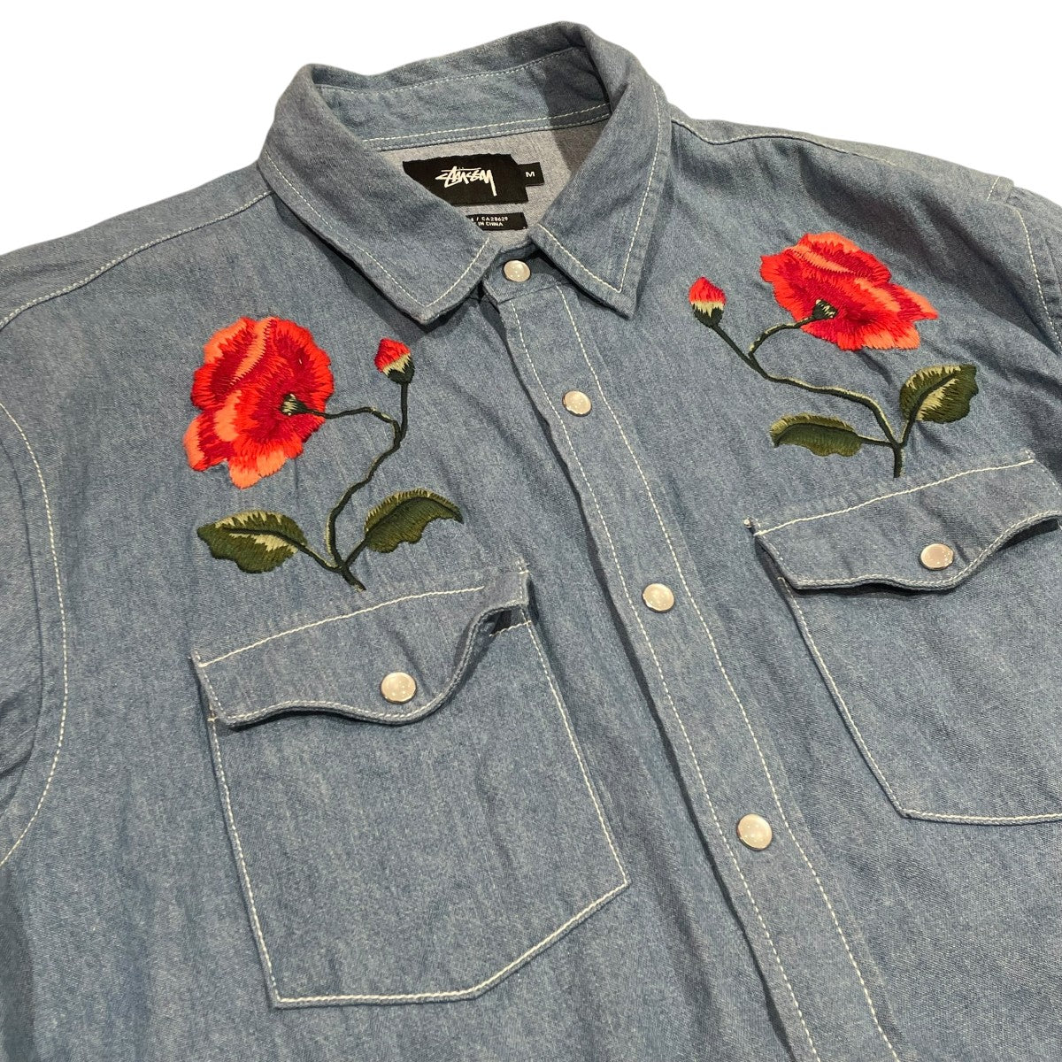 stussy(ステューシー) デニムシャツ111952 111952 ブルー サイズ M