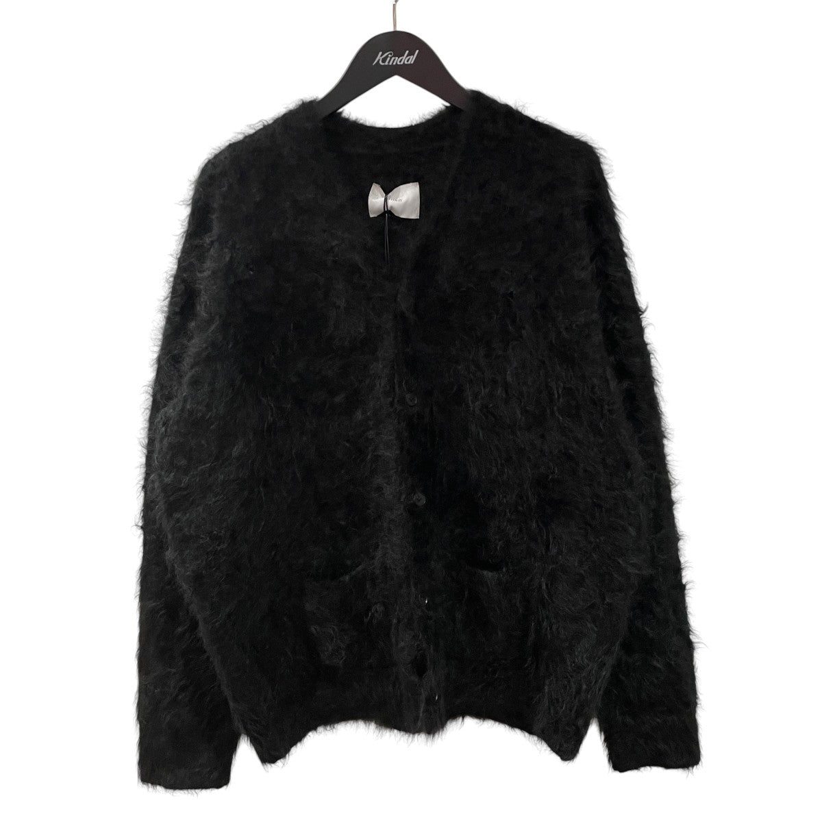 25AWCashmere Shaggy Knit V Neck Cardiganモヘアカーディガンst 1308