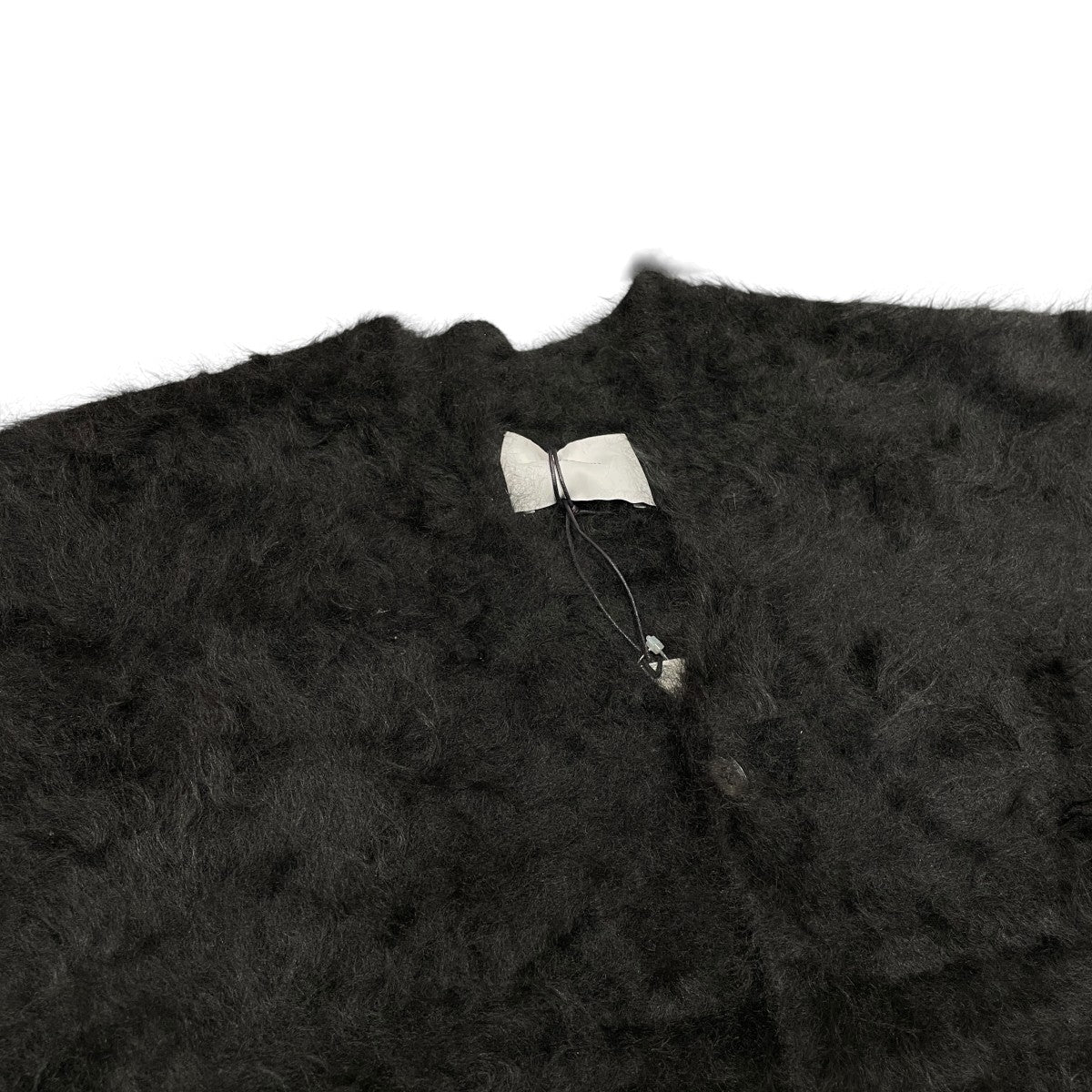 25AWCashmere Shaggy Knit V Neck Cardiganモヘアカーディガンst 1308