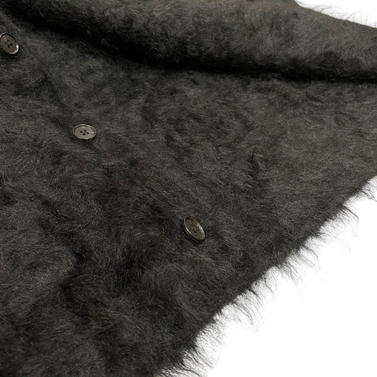 25AWCashmere Shaggy Knit V Neck Cardiganモヘアカーディガンst 1308