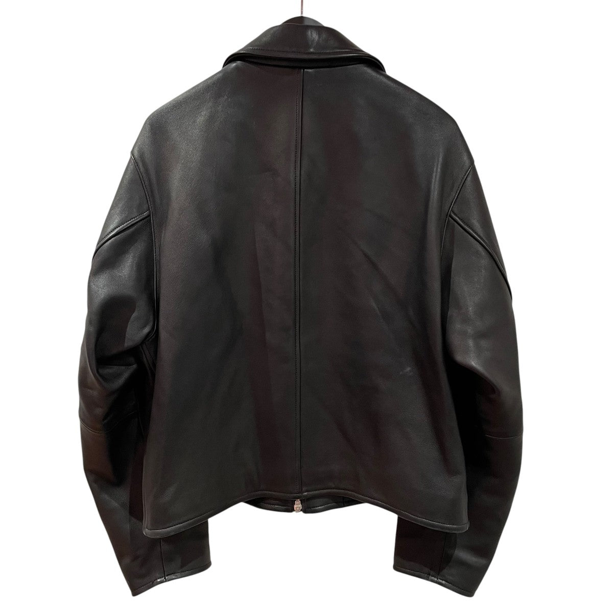 ラムレザー バイカー ジャケット UNISEXレザーブルゾン8886 6 000004