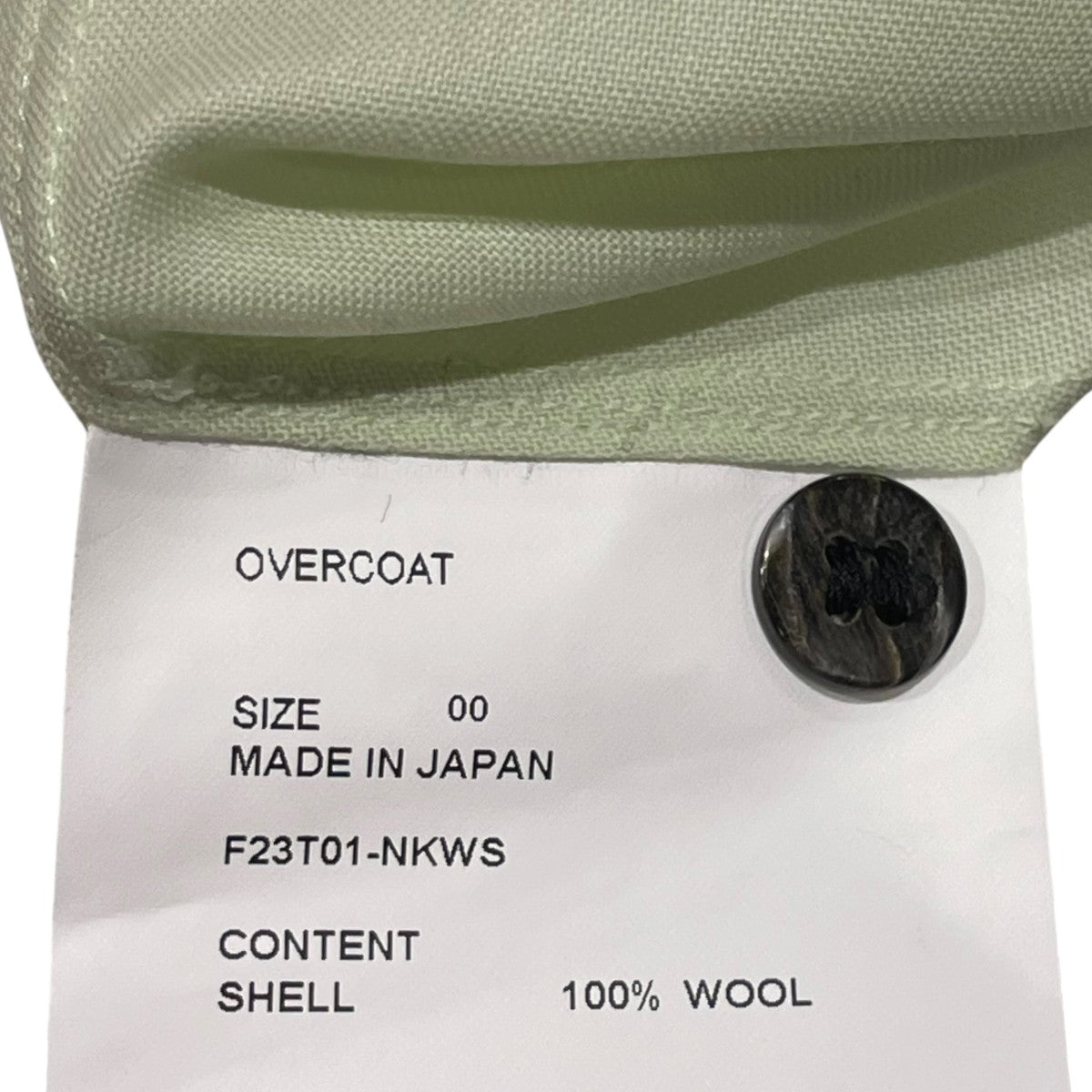 OVERCOAT 比翼長袖シャツF23T01-NKWS 古着・中古-6枚目のアイテム画像