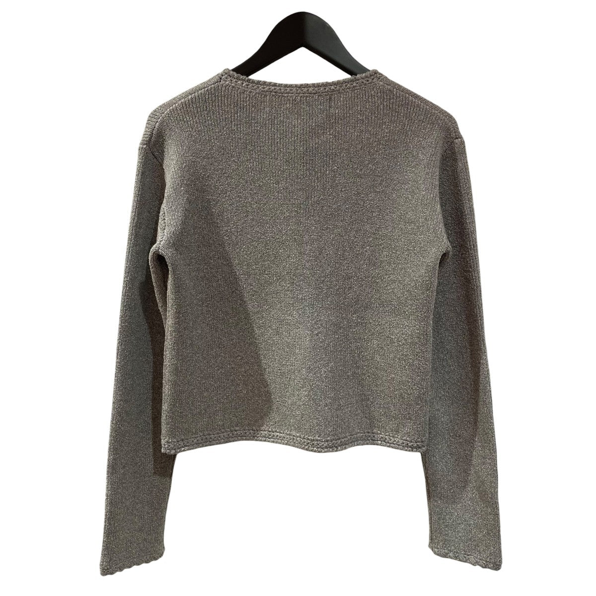 THE SHINZONE BOUCLE KNIT JACKETノーカラージャケット25SMSNI09 古着・中古-2枚目のアイテム画像