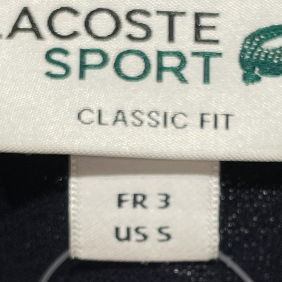 LACOSTE SPORT ミニマルゴルフポロニットシャツ長袖ポロシャツAH4812-10 古着・中古-6枚目のアイテム画像