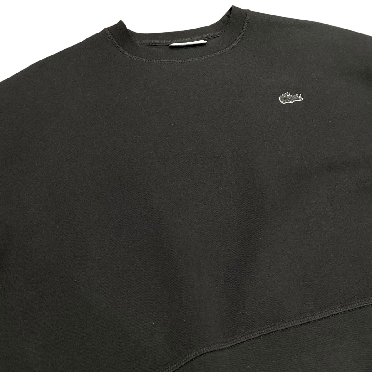 LACOSTE オーバーサイズダブルフェイスジャージスウェットシャツスウェットSF0046 古着・中古-3枚目のアイテム画像