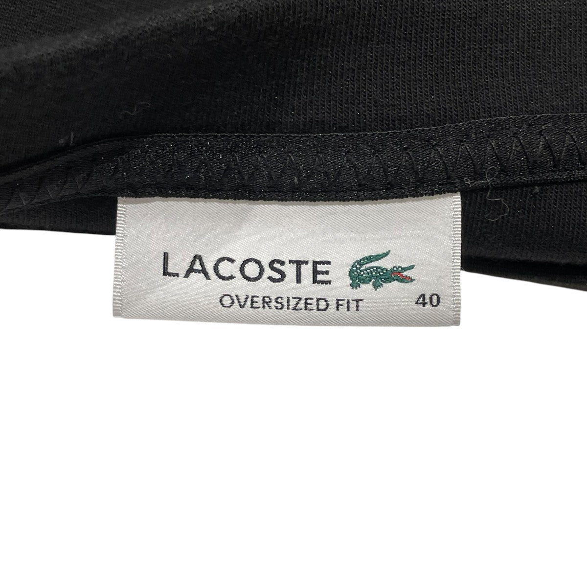LACOSTE オーバーサイズダブルフェイスジャージスウェットシャツスウェットSF0046 古着・中古-7枚目のアイテム画像