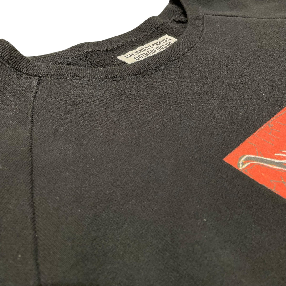 WACKO MARIA×JEAN-MICHEL BASQUIAT 長袖スウェット 古着・中古-3枚目のアイテム画像
