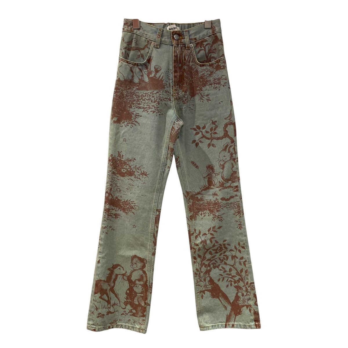 Dorianna fairy tale printed straight Jeansデニムパンツ