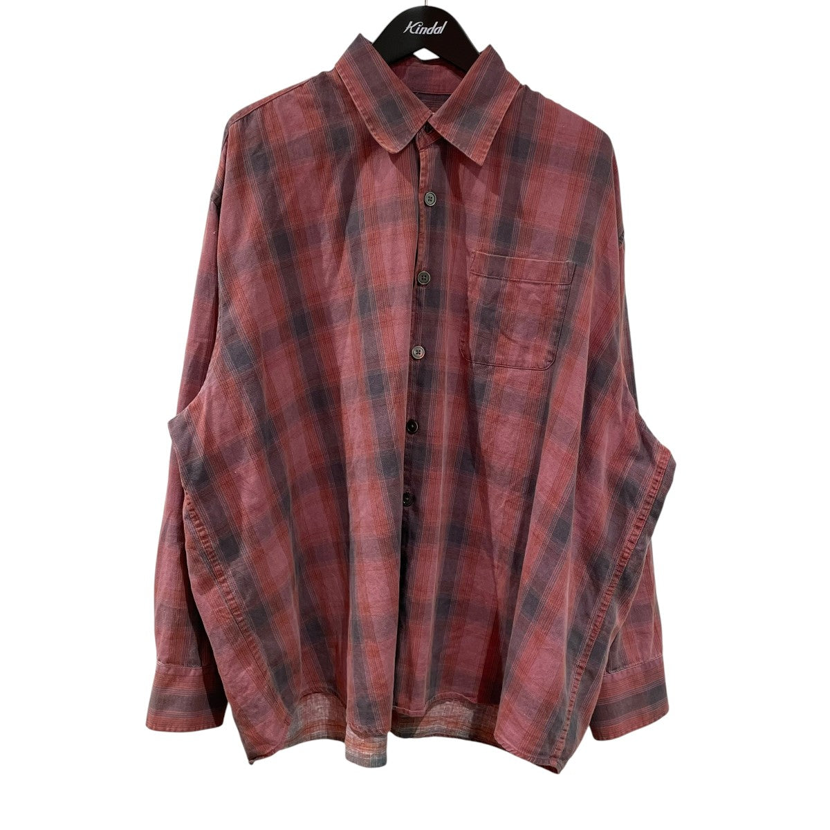 OUR LEGACY BORROWED SHIRT Idaho Flannel Check長袖シャツM4252BIDC 古着・中古-1枚目のアイテム画像