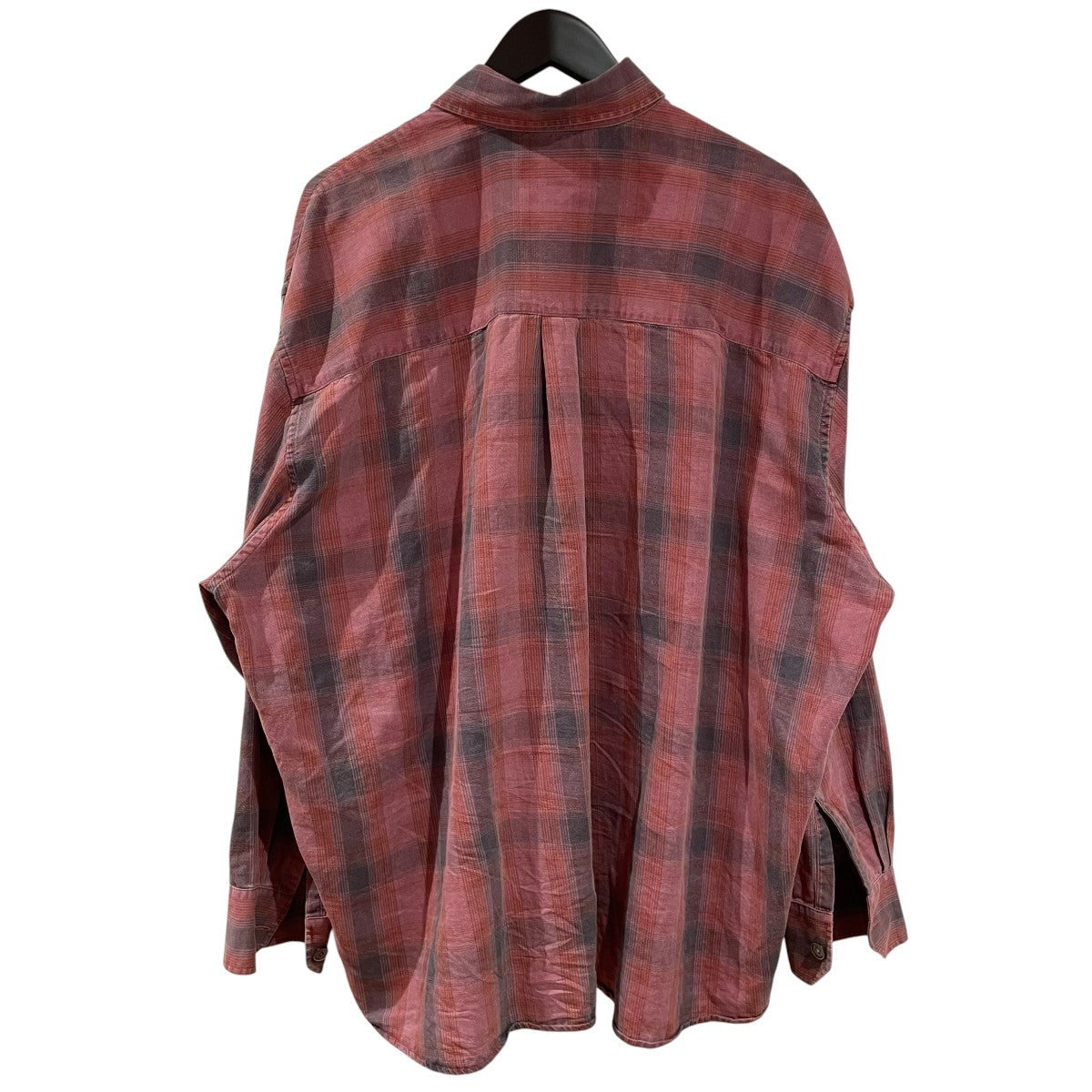 OUR LEGACY BORROWED SHIRT Idaho Flannel Check長袖シャツM4252BIDC 古着・中古-2枚目のアイテム画像