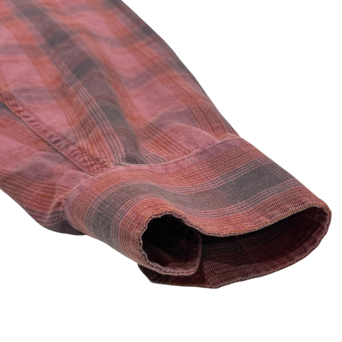 OUR LEGACY BORROWED SHIRT Idaho Flannel Check長袖シャツM4252BIDC 古着・中古-4枚目のアイテム画像