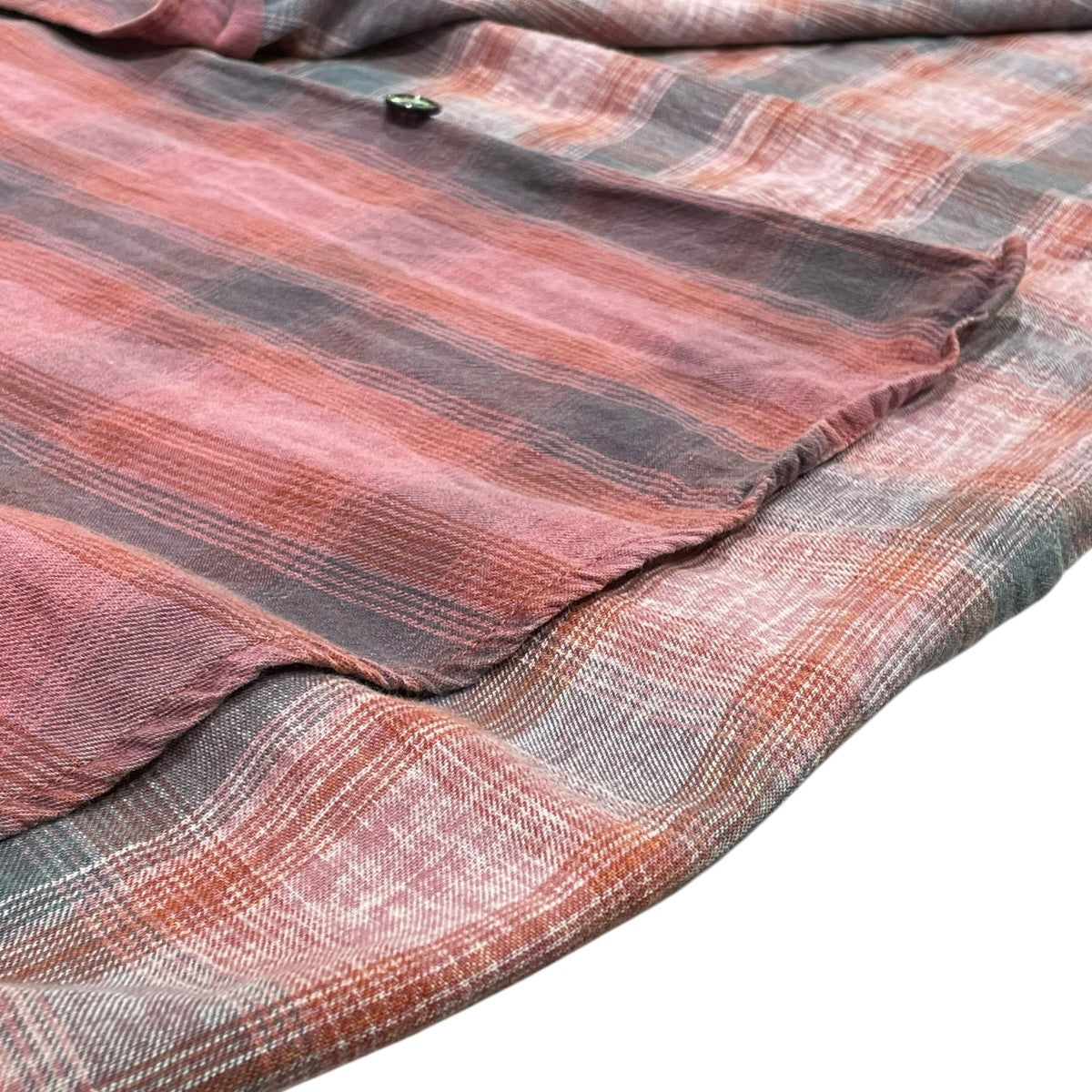 OUR LEGACY BORROWED SHIRT Idaho Flannel Check長袖シャツM4252BIDC 古着・中古-5枚目のアイテム画像