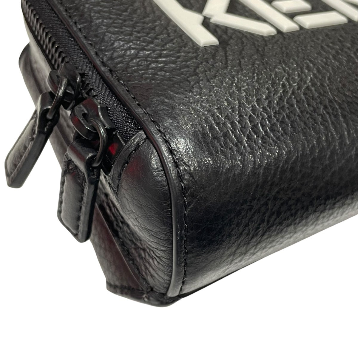 KENZO Kenzography Leather Bumbagウエストポーチ 古着・中古-3枚目のアイテム画像