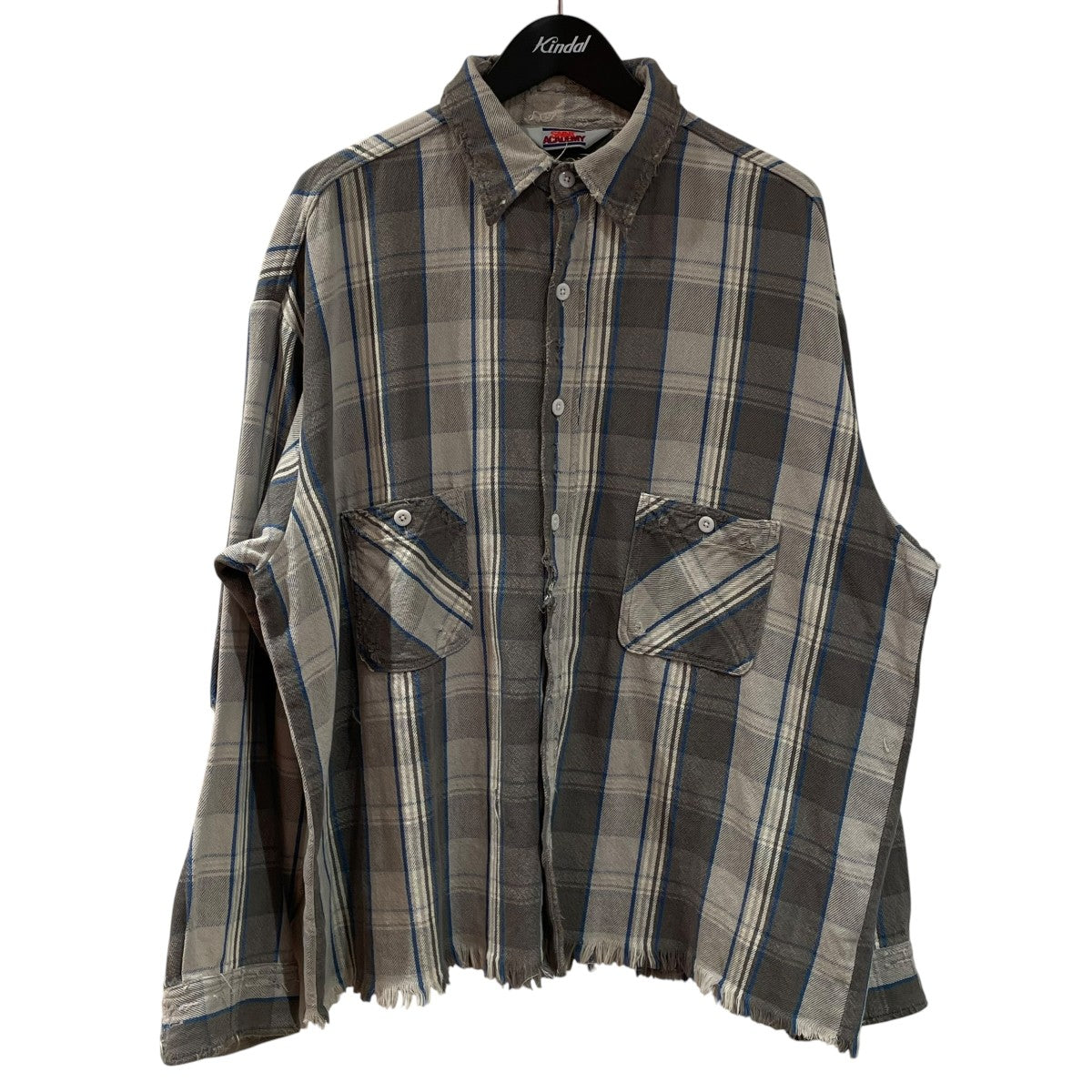SAINT MICHAEL×SHER ACADEMY SHERMER Frannel Shirt長袖シャツSM-A22-0000-061 古着・中古-1枚目のアイテム画像