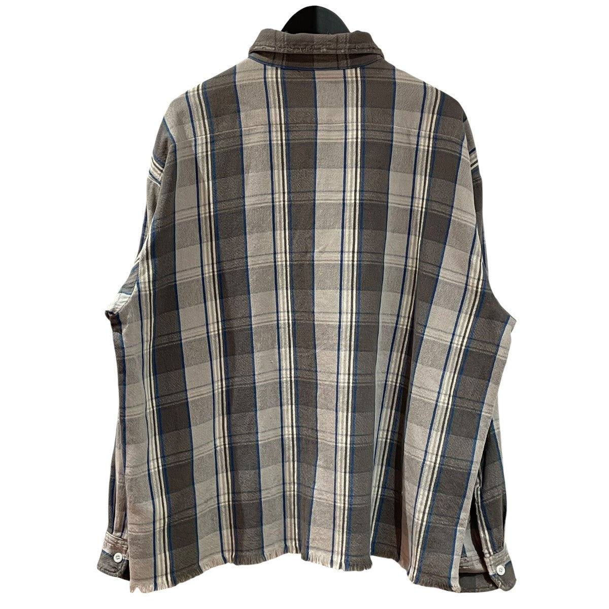 SAINT MICHAEL×SHER ACADEMY SHERMER Frannel Shirt長袖シャツSM-A22-0000-061 古着・中古-2枚目のアイテム画像