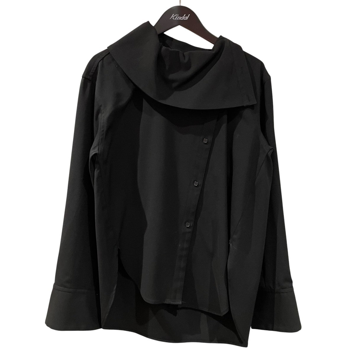 STUDIOUS Viscose Wool Big Collar Shirt長袖シャツ125500017 古着・中古-1枚目のアイテム画像
