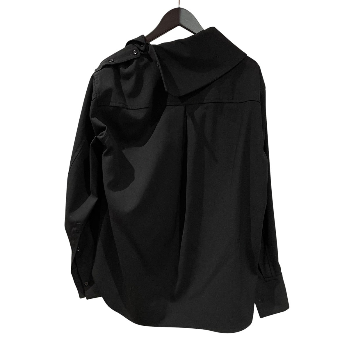 STUDIOUS Viscose Wool Big Collar Shirt長袖シャツ125500017 古着・中古-2枚目のアイテム画像