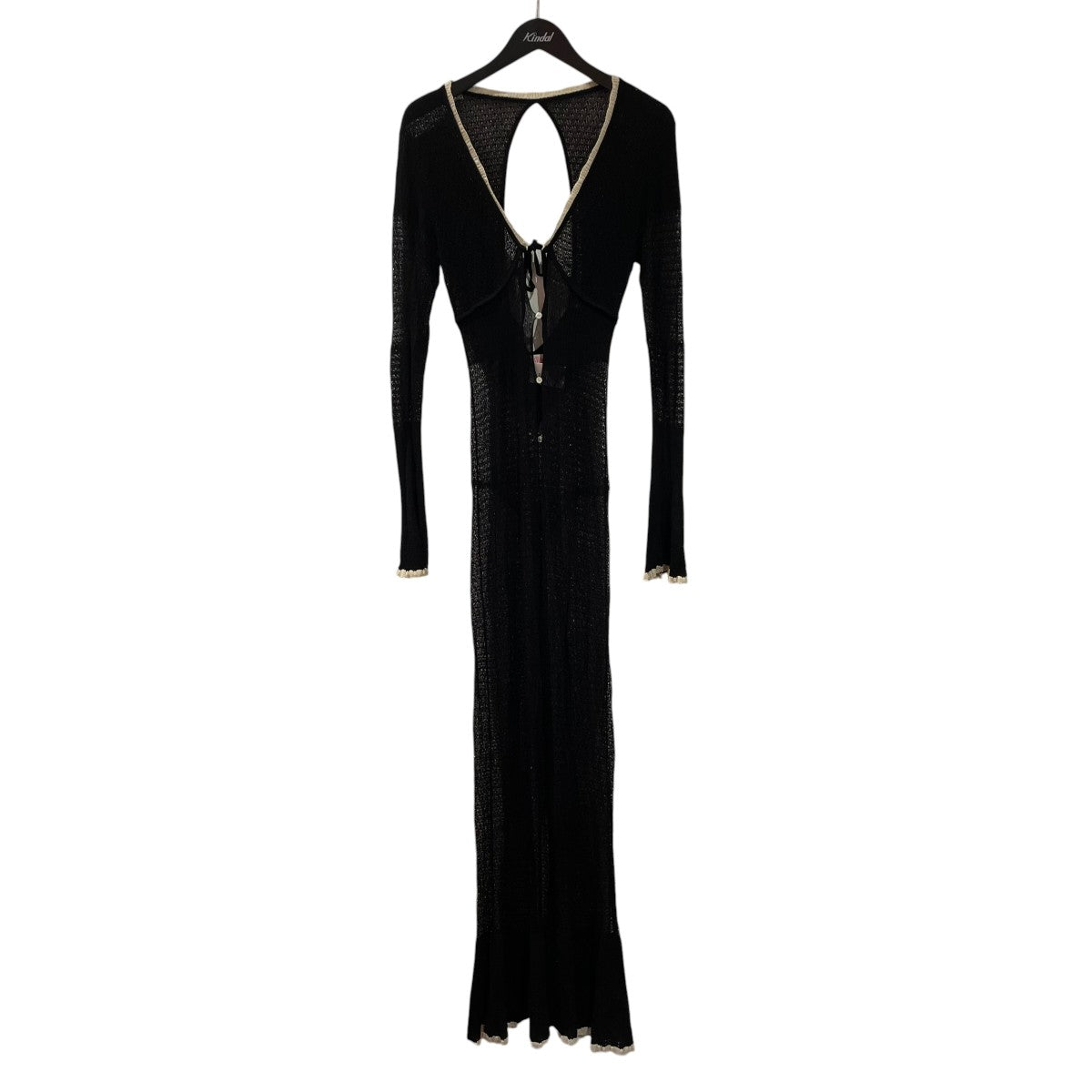 FETICO LACE KNIT MAXI CARDIGANニットワンピースFTC242-0704 古着・中古-1枚目のアイテム画像