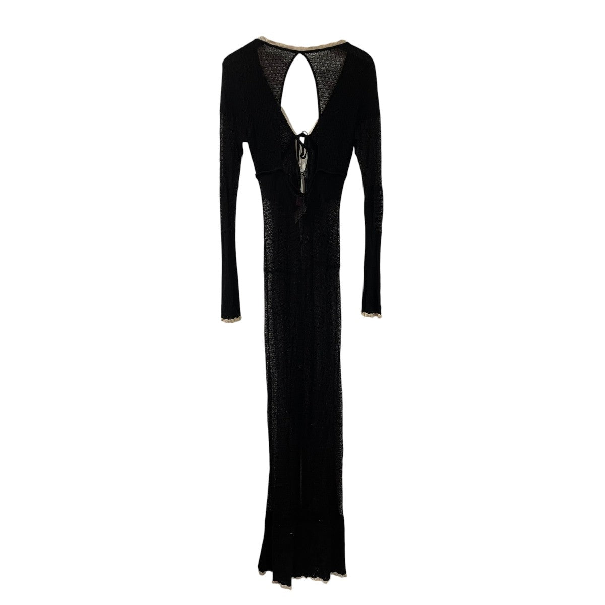 FETICO LACE KNIT MAXI CARDIGANニットワンピースFTC242-0704 古着・中古-2枚目のアイテム画像