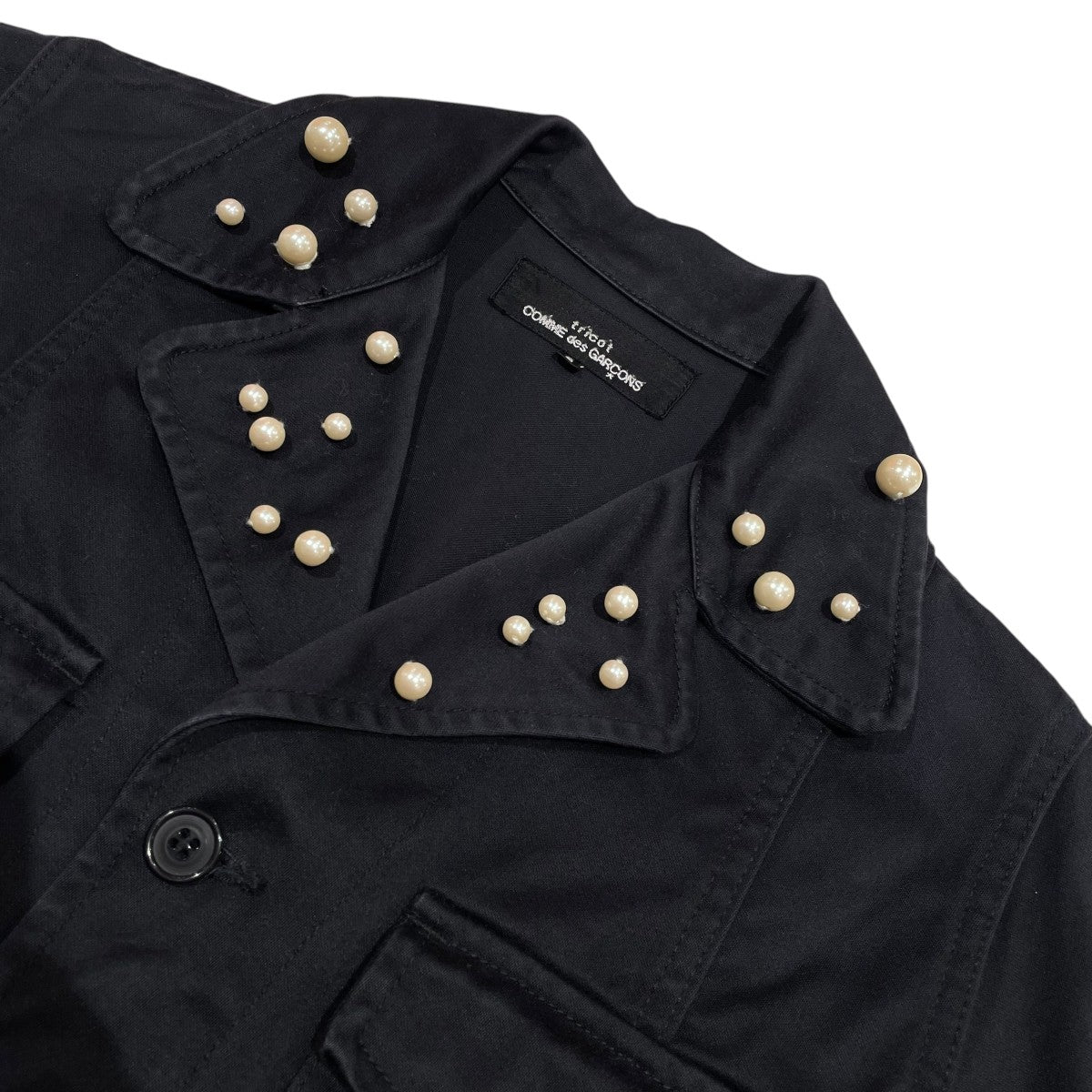 tricot COMME des GARCONS AD2002ジャケットTI-J001 古着・中古-3枚目のアイテム画像