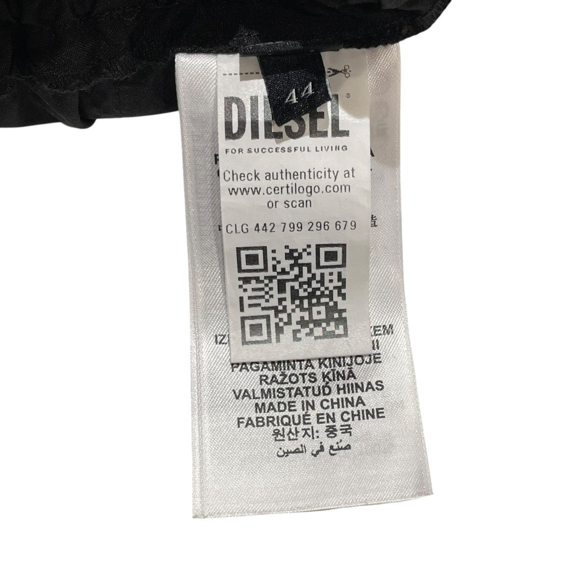 DIESEL P-STAINDナイロンカーゴパンツA10503 古着・中古-5枚目のアイテム画像