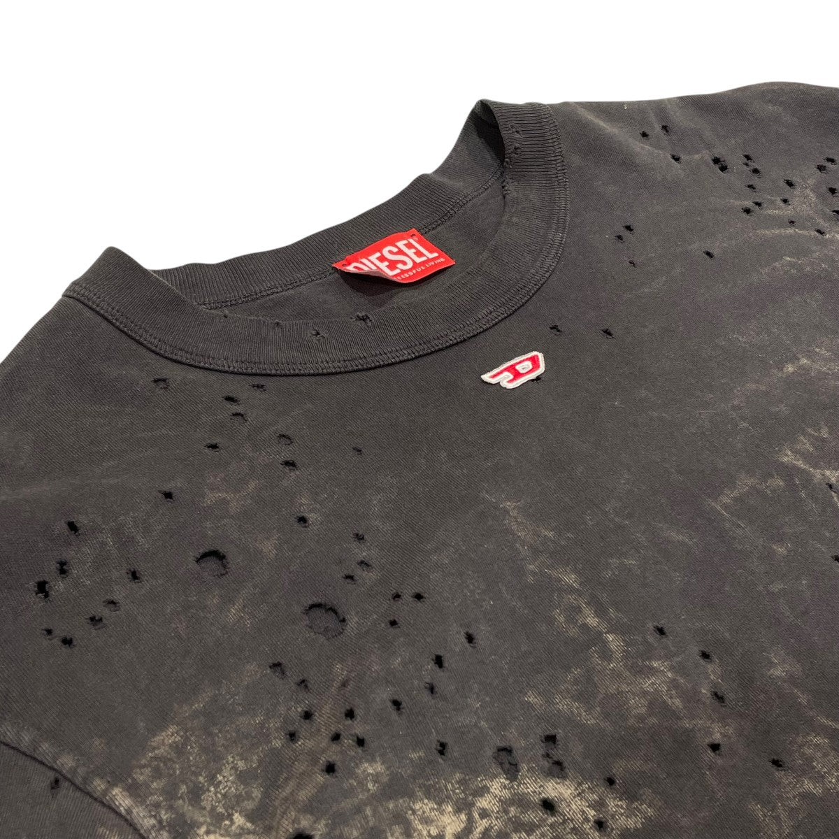DIESEL 0KLAC長袖カットソーA13384 古着・中古-3枚目のアイテム画像