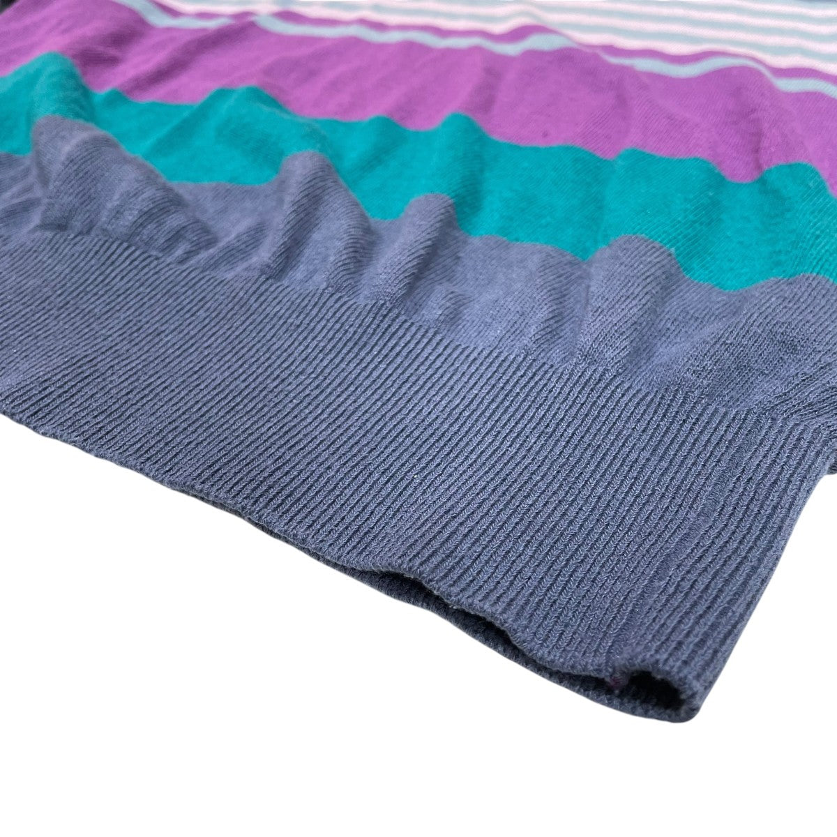 HERILL 26SSSilk border deadstock Sweater薄手ニット26-080-HL-8150-10 古着・中古-5枚目のアイテム画像