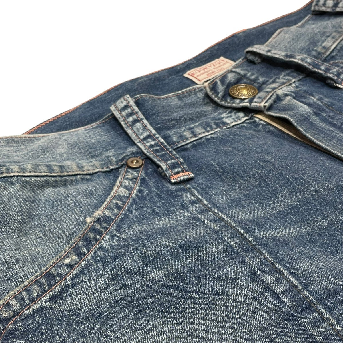 KOOKY ZOO 26SSJuvenile work pants type3 ダメージ加工デニムパンツJ0067 古着・中古-3枚目のアイテム画像