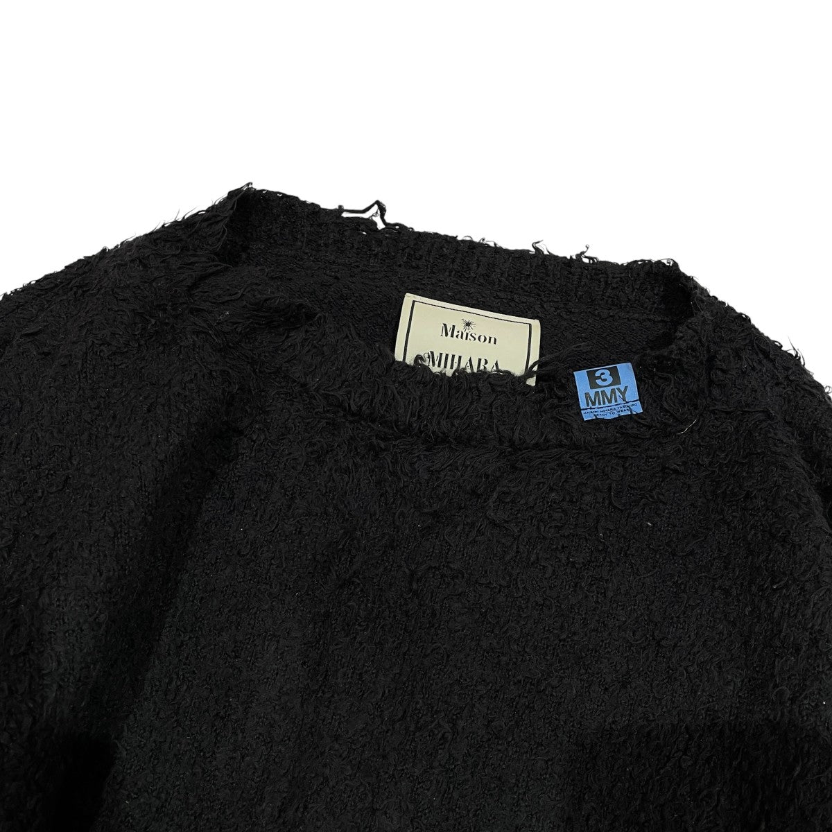 Cotton Brushed Pullover KnitダメージニットA11SW522