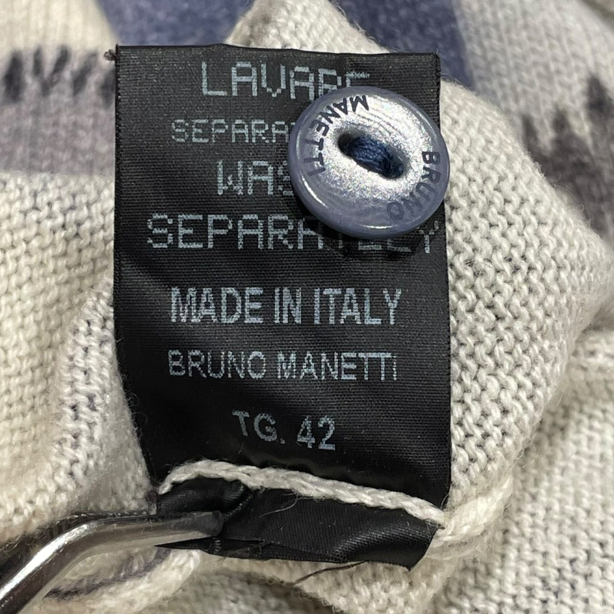 BRUNO MANETTI カシミア長袖カーディガン 古着・中古-10枚目のアイテム画像