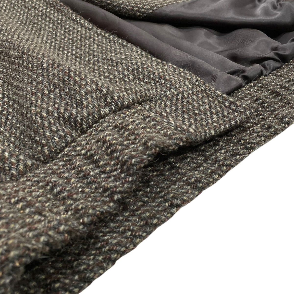ALPACA WOOL SILK TWEED ZIP BLOUSONジップジャケットa25ab03ls