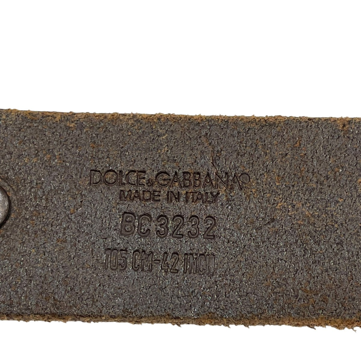 DOLCE ＆ GABBANA レザーベルト 古着・中古-8枚目のアイテム画像