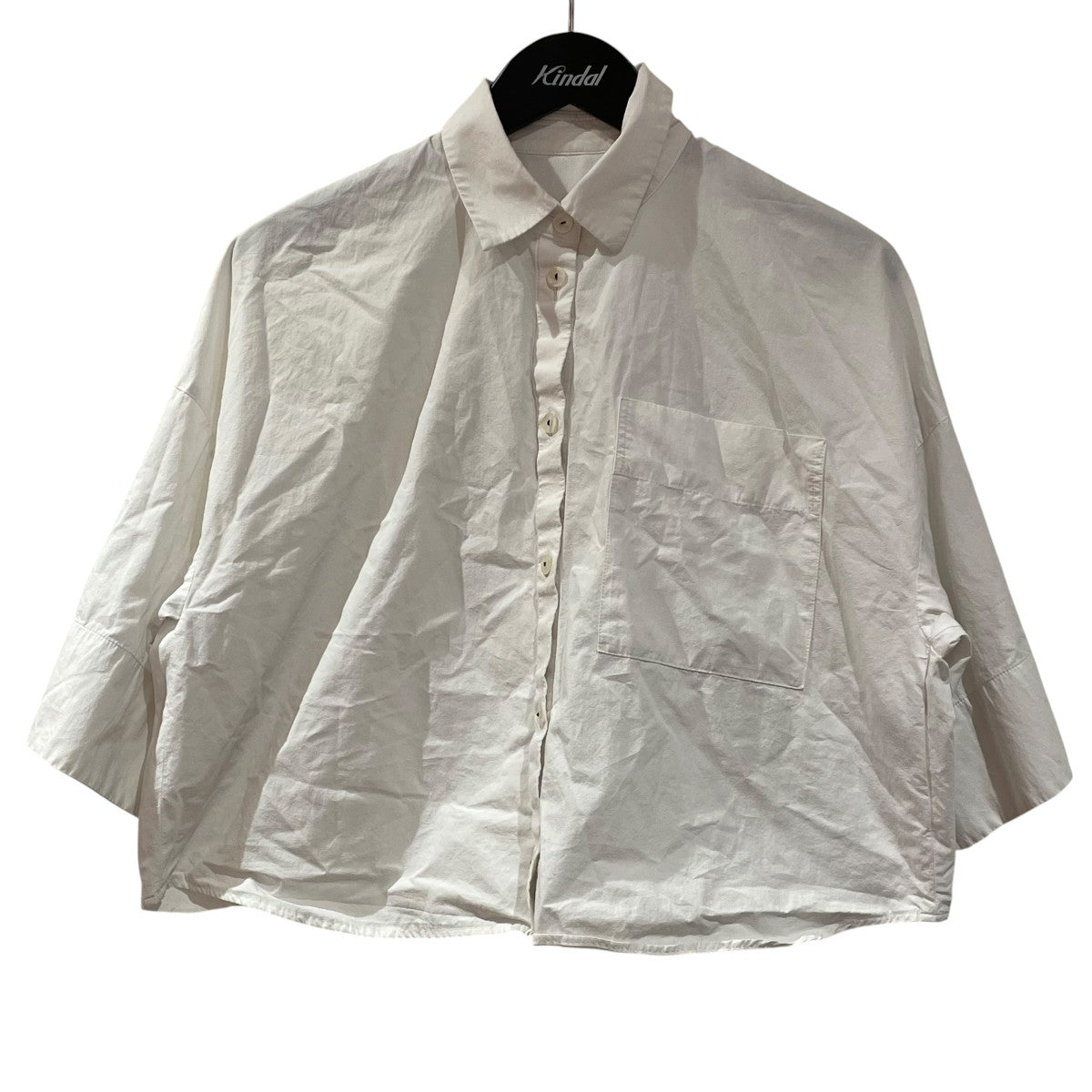 nagonstans back-volume shirt半袖ブラウス 古着・中古-1枚目のアイテム画像