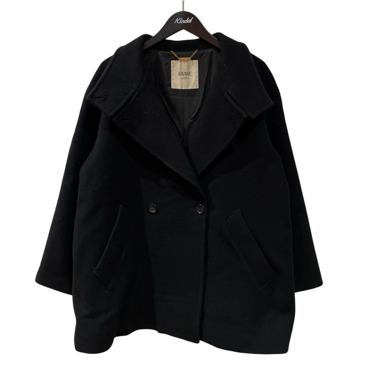 journal standard L’essage MANTECOトップビーバースタンドショートコートウールコート22 020 370 2030 3 0 古着・中古-1枚目のアイテム画像