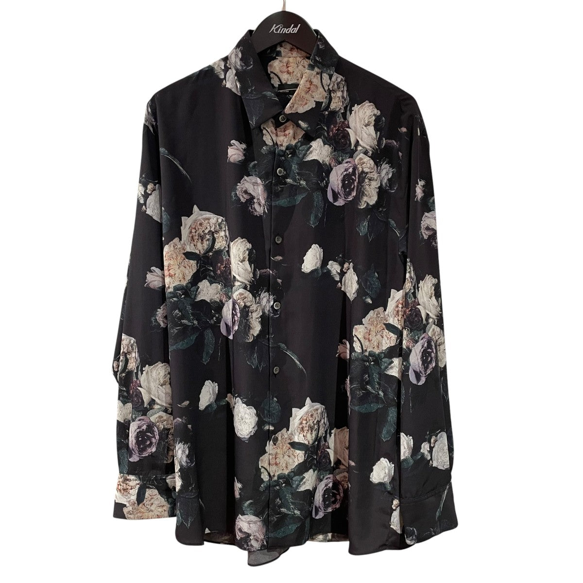 LAD MUSICIAN FLOWER BIG SHIRTS総柄長袖シャツ2323-103 古着・中古-1枚目のアイテム画像